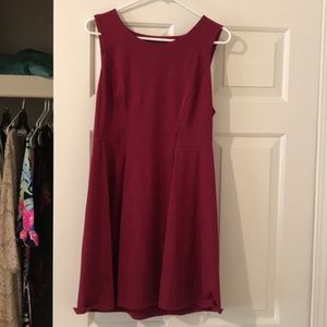 Maroon Lauren Conrad Party Dress size 14